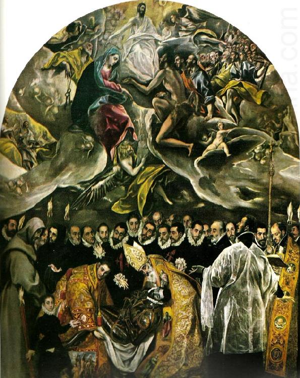 El Greco burial of count orgaz china oil painting image